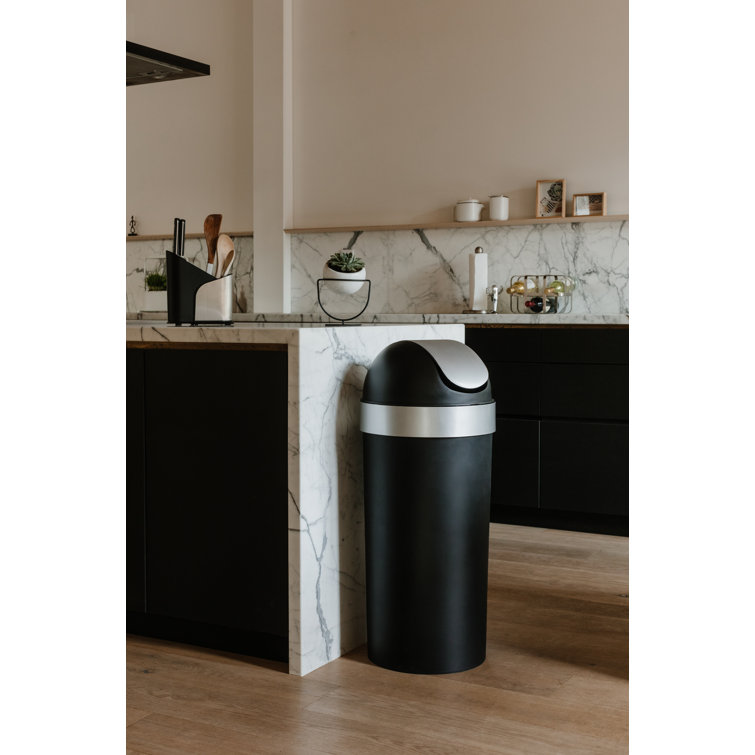Umbra Venti Plastic 16 Gallon Swing Top Trash Can & Reviews Wayfair